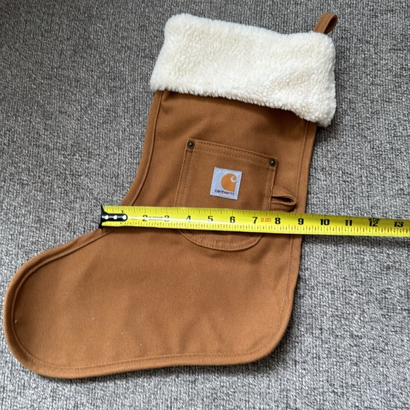 Carhartt Duck Canvas Khaki Brown Christmas Stocking - Picture 4 of 5